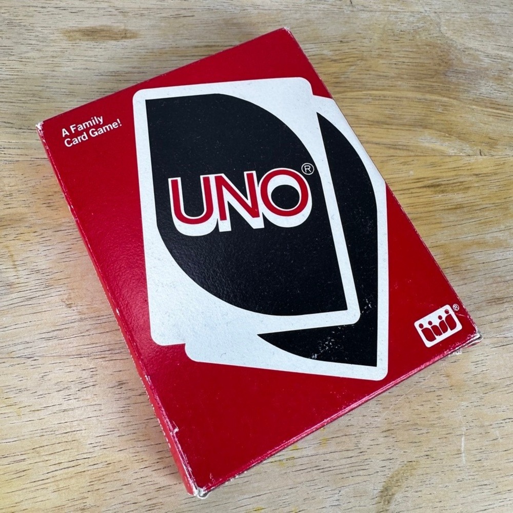 UNO Card Game COMPLETE International Games‎ 1988 Vintage Retro Family Night